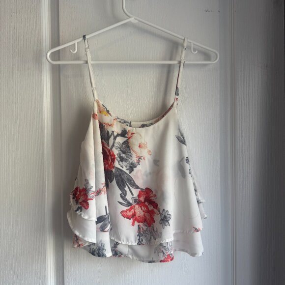 floral tiered tank top - Picture 3 of 5